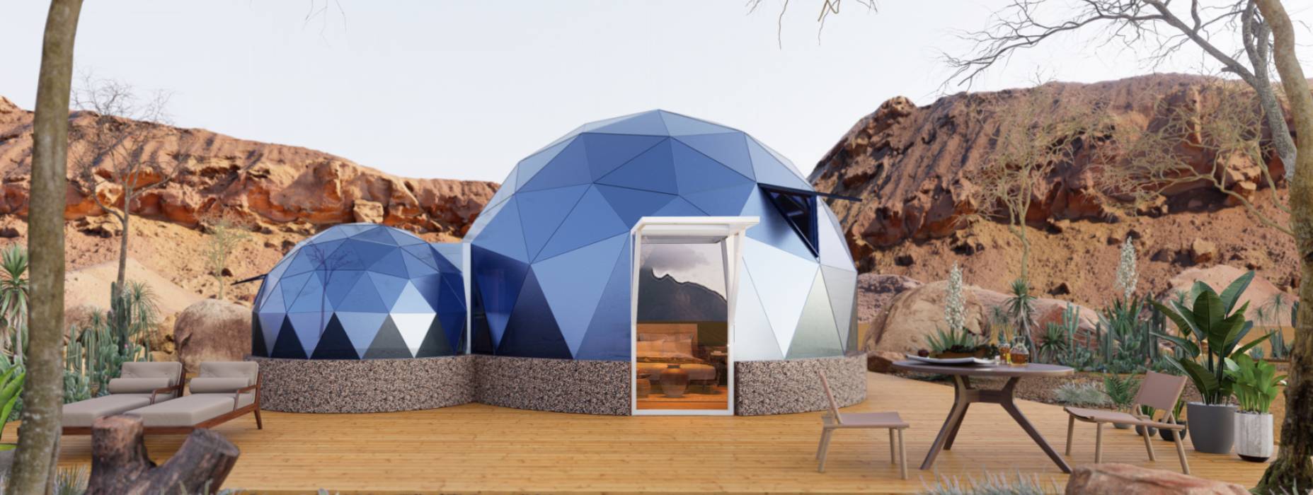 龙凤区球形智能光伏玻璃星空房